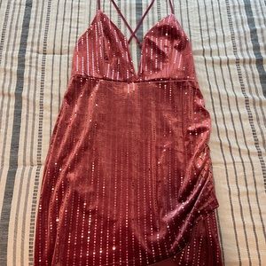 Pink Sequin Dress